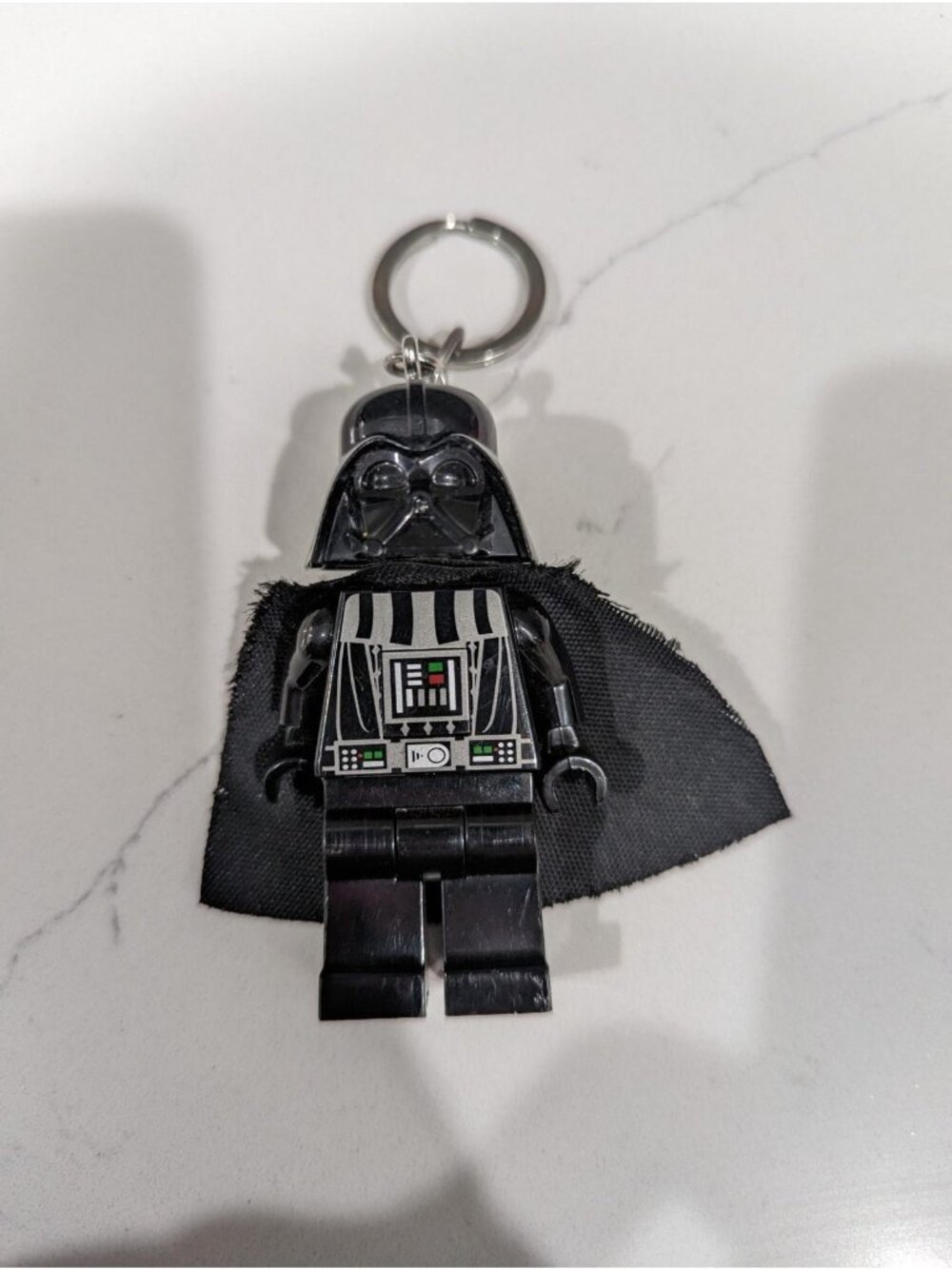 Lego Star Wars Darth Vader 3” Keychain Minifigure Figure Flashlight